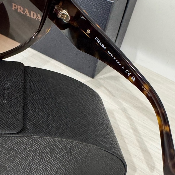 New and Authentic Prada 14Z Havana  Sunglasses